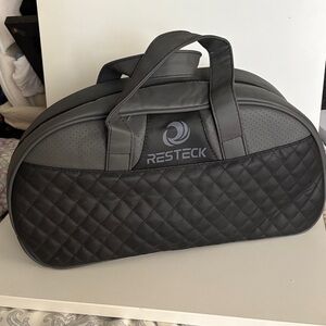 Black & Gray Quilted Bag